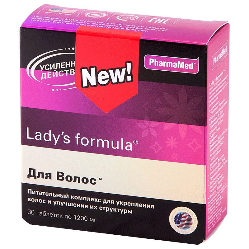 Lady's formula Для волос, таблетки, 30 шт.