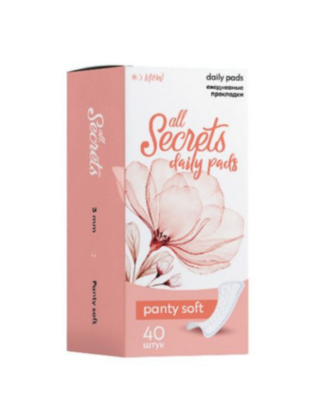 фото упаковки All Secrets Panty Soft ежедневные прокладки