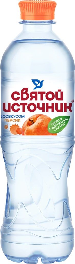 фото упаковки Вода Святой источник питьевая со вкусом персика