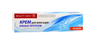 фото упаковки Beauty Dent Крем для фиксации зубных протезов Нейтральный
