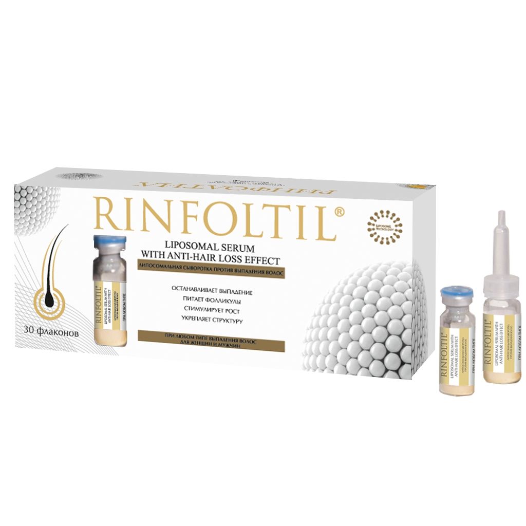 фото упаковки Rinfoltil Сыворотка при любом типе выпадения волос