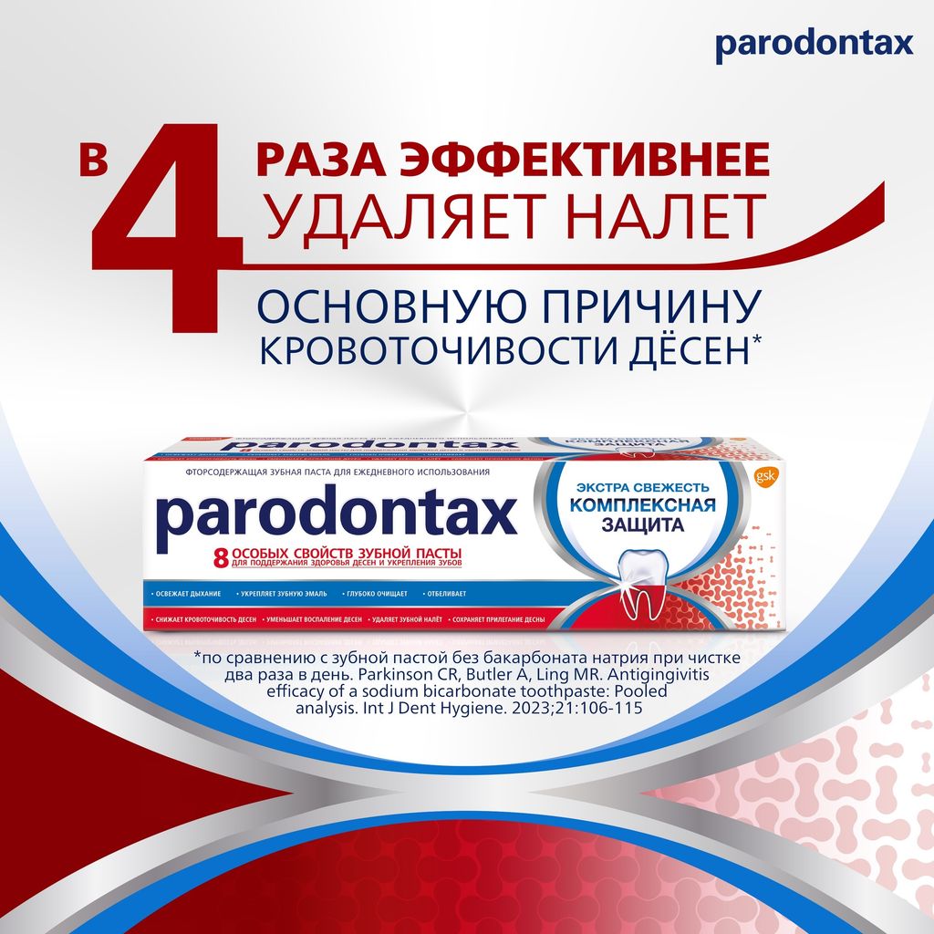 Зубная паста Sensodyne Комплексная Защита, паста зубная, 80 г, 1 шт.