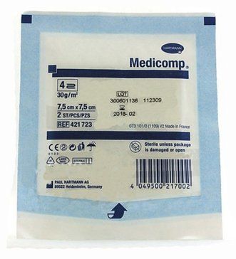 фото упаковки Medicomp салфетки стерильные