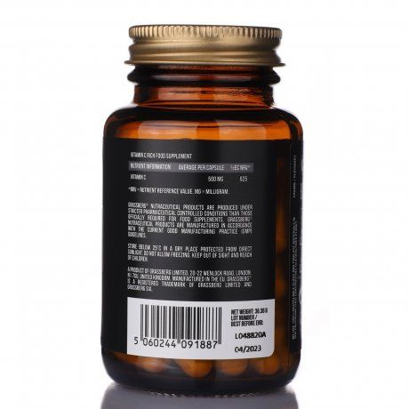 Grassberg Витамин С, 500 мг, капсулы, 60 шт.