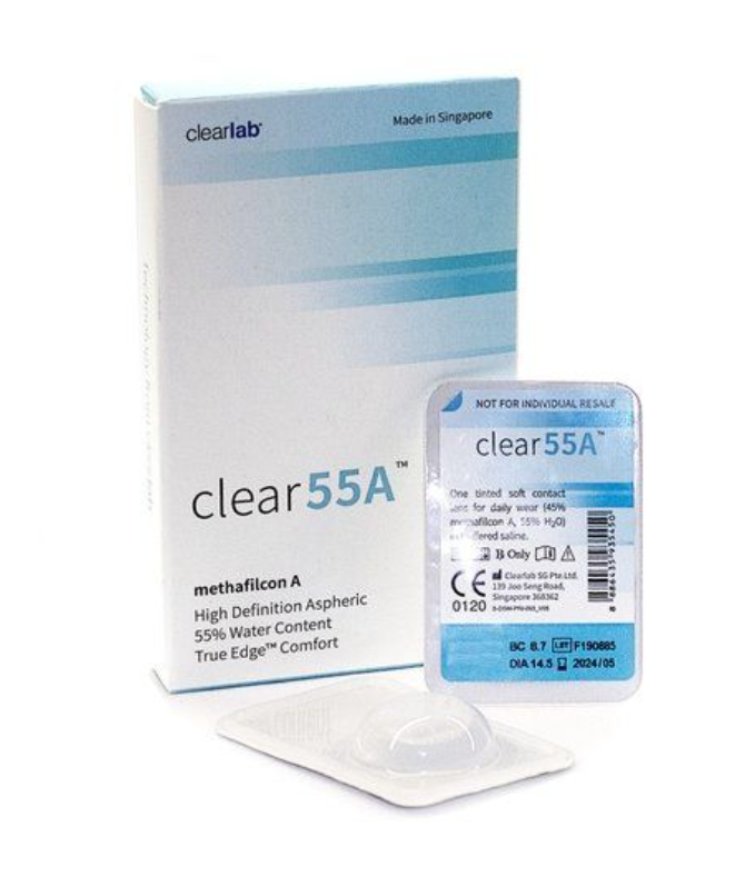 ClearLab Clear 55A Линзы контактные, -0.75, 8.7, 6 шт.