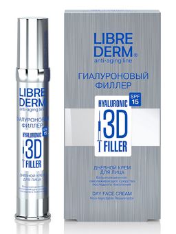 Librederm 3D Гиалуроновый филлер Дневной крем для лица SPF 15