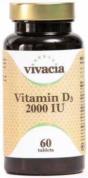 Vivacia Витамин Д3, 2000 МЕ, таблетки, 60 шт.