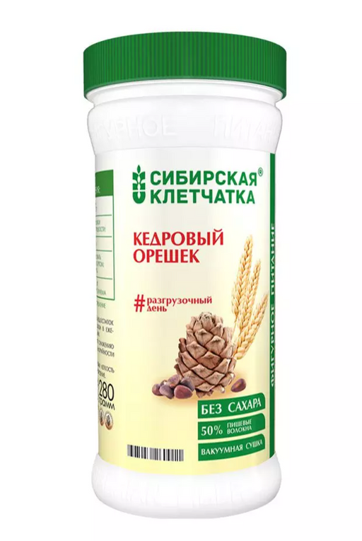 Сибирская клетчатка Кедровый орешек, 280 г, 1 шт.