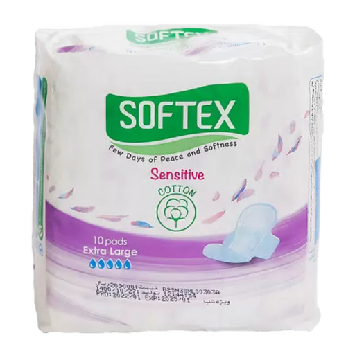 Softex Sensitive Cotton Прокладки гигиенические, XL, 5 капель, 10 шт.