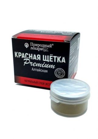 Природный лекарь Красная щётка Премиум Алтайская, напиток быстрорастворимый, 5 г, 1 шт.