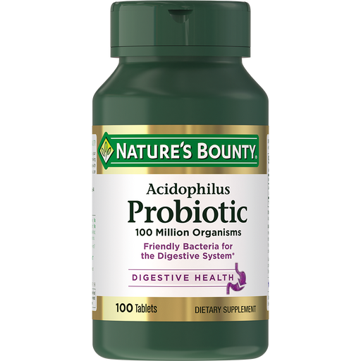 Natures Bounty Пробиотик-Ацидофилус, таблетки, 100 шт.