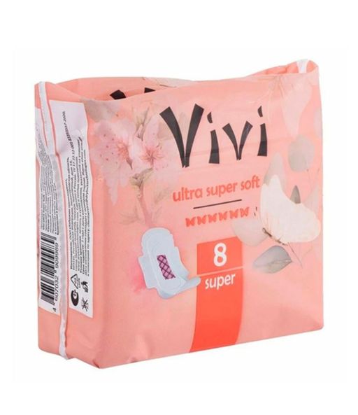 Vivi Ultra Soft Super Royal прокладки женские гигиенические, прокладки гигиенические, 8 шт.