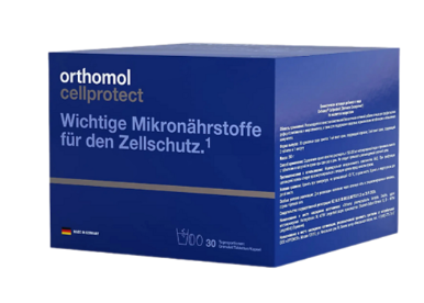 Orthomol Cellrotect Набор, порошок массой 10 г+капсулы массой 775 мг+таблетки 814 мг и 472 мг саше, 30 шт.