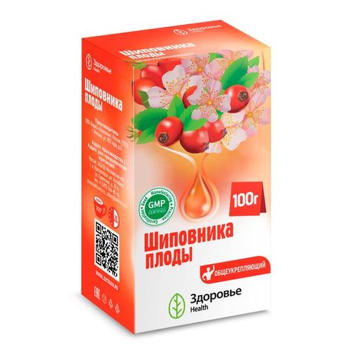 Шиповника плоды, лекарственное растительное сырье, 100 г, 1 шт.