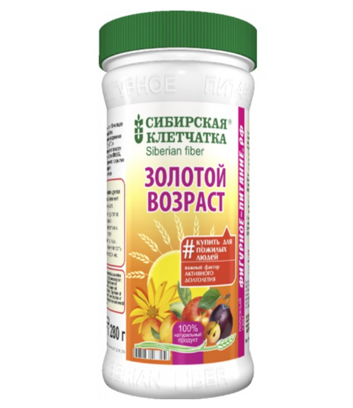 Сибирская клетчатка Золотой возраст, 280 г, 1 шт.