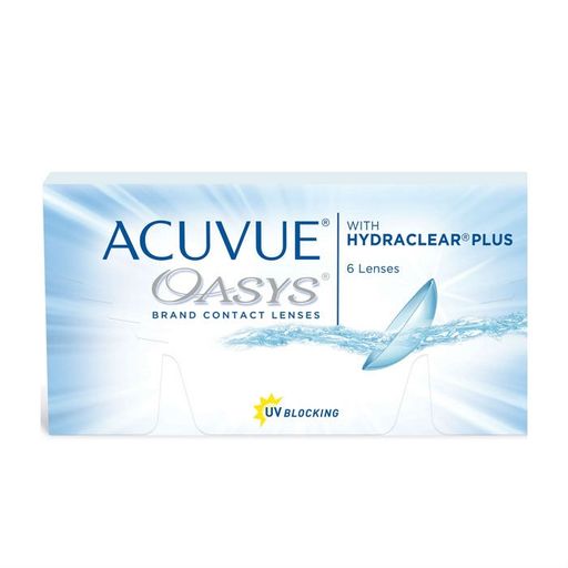 Acuvue Oasys Линзы контактные Двухнедельные, -2.00, 8.8, 6 шт.