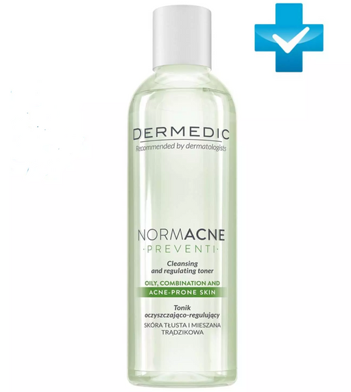 Dermedic Normacne Тоник очищающий, тоник для лица, для жирной кожи, 200 мл, 1 шт.