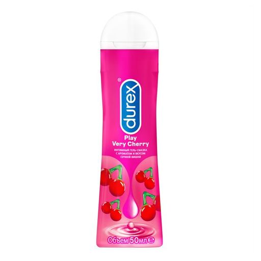 Гель-смазка Durex Play Very Cherry, гель, 50 мл, 1 шт.